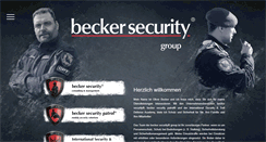 Desktop Screenshot of beckersecuritygroup.com